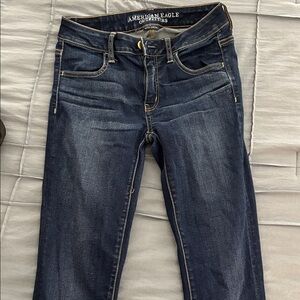 American Eagle Outfitters Dark Blue Skinny Jeans